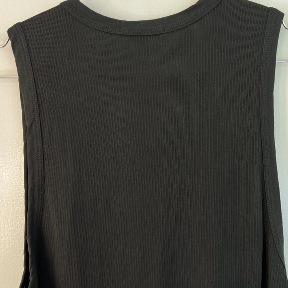 James Perse Ribbed Daily Tank - Carbon Pigment - Size 4/XL - NWT - Picture 6 of 6